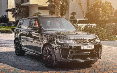 Range Rover Sport SVR (Black), 2022 for rent in Dubai