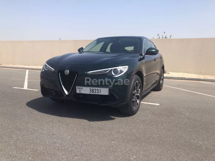 在迪拜 租 阿尔法-罗密欧 Stelvio (绿色), 2022