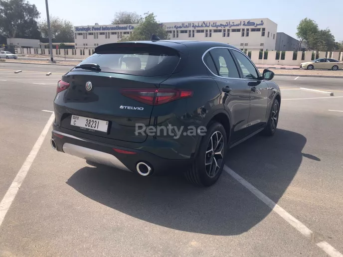 在迪拜 租 阿尔法-罗密欧 Stelvio (绿色), 2022