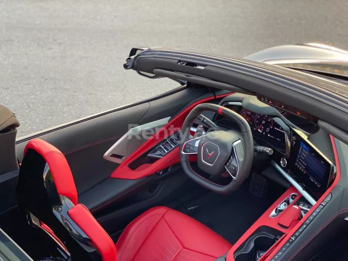 Chevrolet Corvette Spyder (Grijs), 2021 te huur in Dubai