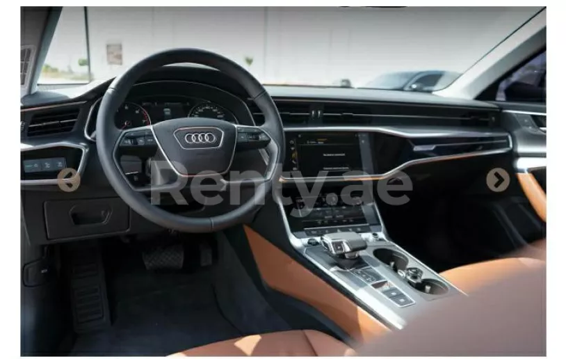 إيجار أودي A6 (أسود), 2022 في دبي