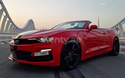 Chevrolet Camaro V8 cabrio (Красный), 2020 для аренды в Дубай