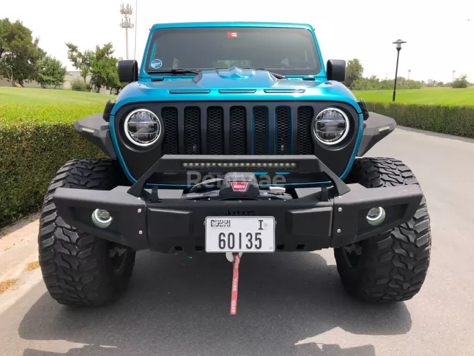 Jeep Wrangler (Blue), 2020 for rent in Dubai
