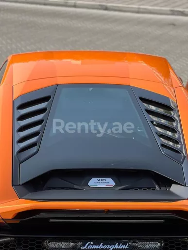 Lamborghini Evo (Orange), 2020 for rent in Dubai