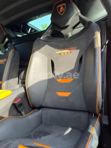Lamborghini Evo (Orange), 2020 for rent in Dubai