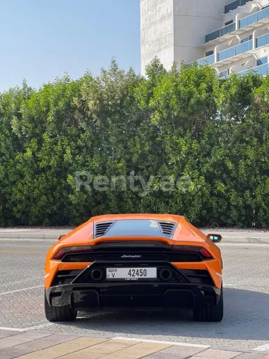 Lamborghini Evo (Orange), 2020 for rent in Dubai