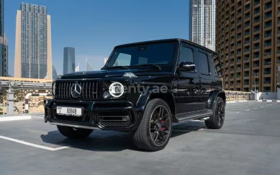 إيجار مرسيدس G63 AMG (أسود), 2020 في أبو ظبي