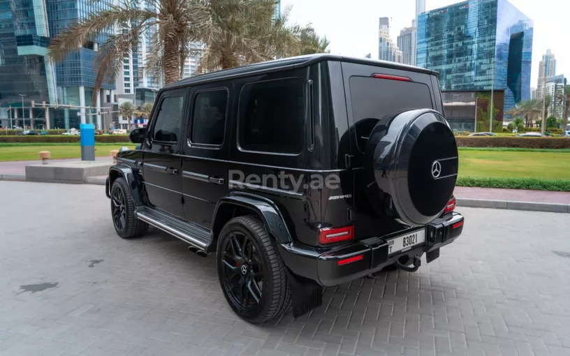 Mercedes G63 AMG (Nero), 2020 in affitto a Sharjah