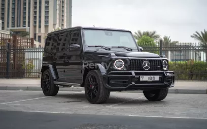 Mercedes G63 AMG (Nero), 2020 in affitto a Sharjah
