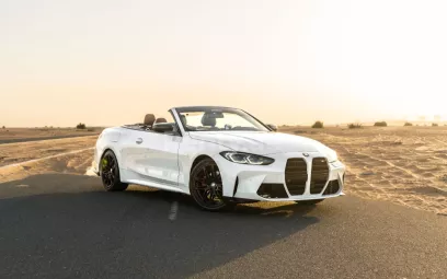 إيجار 2021 بي ام دبليو 430i M4 bodykit upgraded exhaust system (أبيض), 2021 في دبي