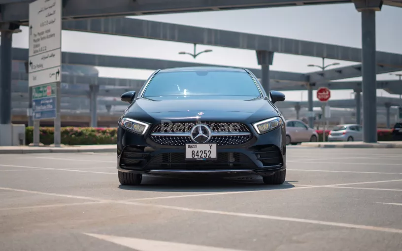 Mercedes A220 (Black), 2021 for rent in Abu Dhabi