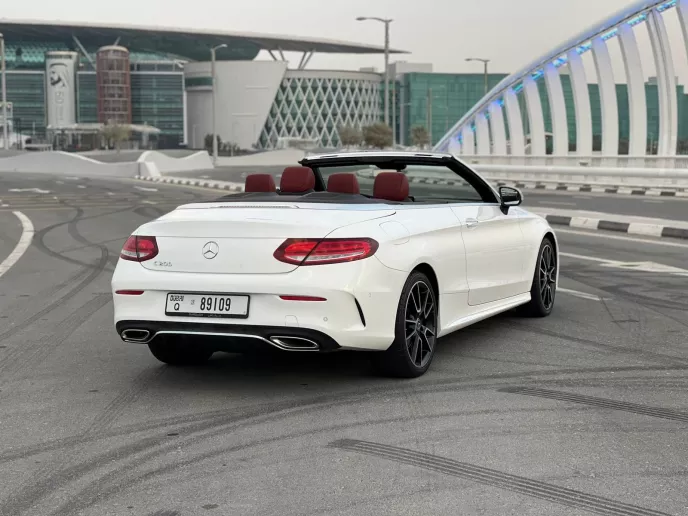 Mercedes C Class (White), 2019 for rent in Dubai