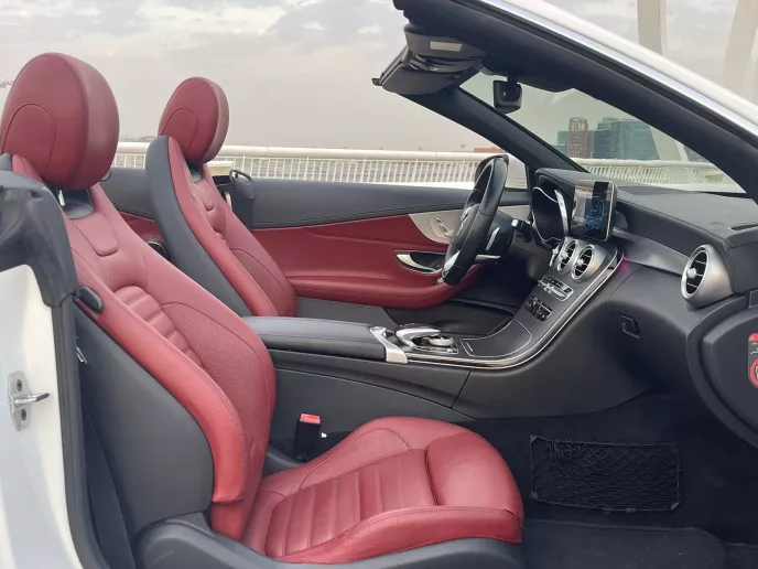 Mercedes C Class (White), 2019 for rent in Dubai
