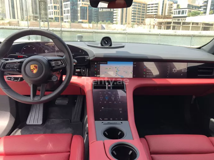 Porsche Taycan (Grey), 2022 for rent in Dubai