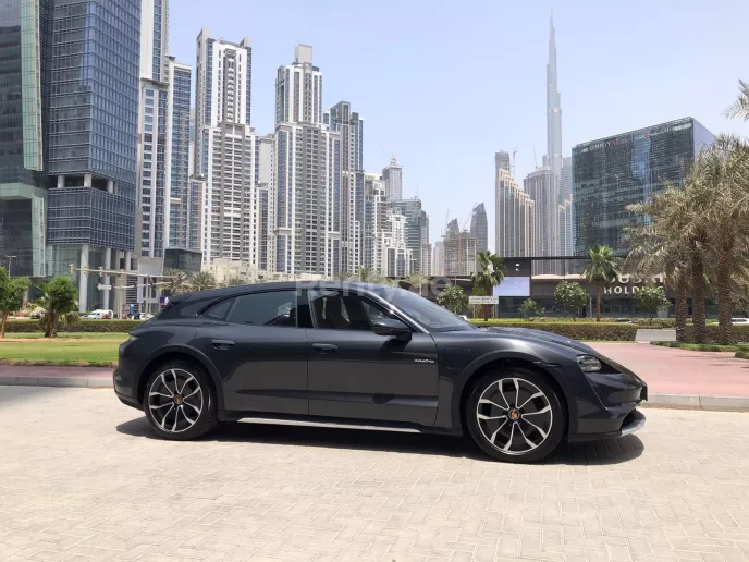 Porsche Taycan (Grey), 2022 for rent in Dubai