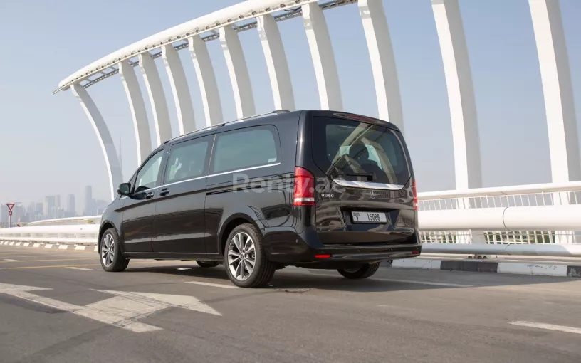 Mercedes V250 (Black), 2023 for rent in Abu Dhabi