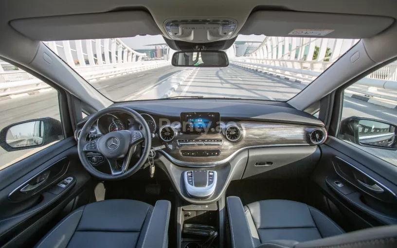 Mercedes V250 (Black), 2023 for rent in Abu Dhabi