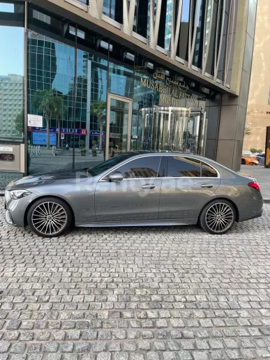 Mercedes C200 (Grey), 2022 for rent in Dubai