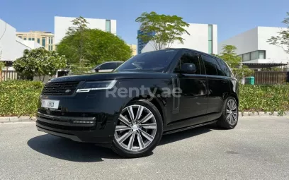 Range Rover Vogue (Черный), 2022 для аренды в Дубай