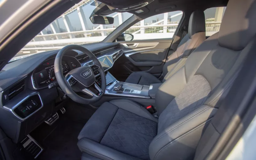 Audi RS6 (White), 2022 for rent in Ras Al Khaimah
