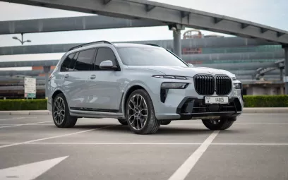 BMW X7 40i (Grey), 2023 for rent in Abu Dhabi