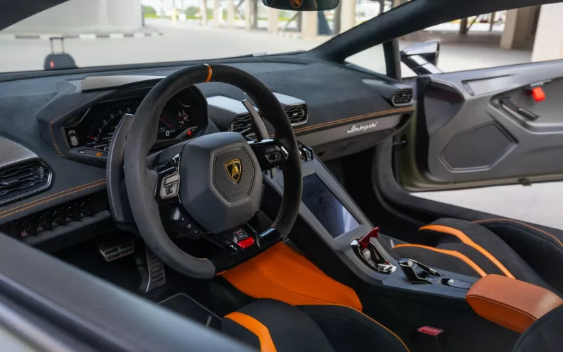 Lamborghini Huracan STO (Green), 2023 for rent in Sharjah