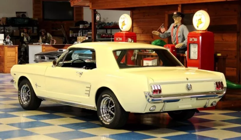 Ford Mustang (Beige), 1966 for rent in Dubai