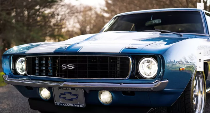 Chevrolet Camaro (Синий), 1969 для аренды в Дубай