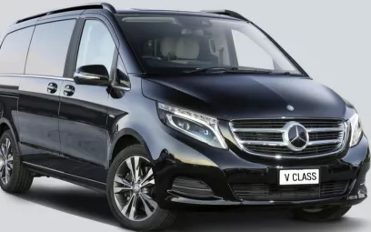 Abu Dabi'de kiralık Mercedes V250 (Siyah), 2023