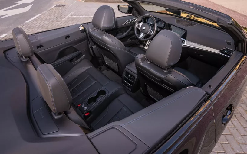 Dubai'de kiralık BMW 430i cabrio (Siyah), 2023
