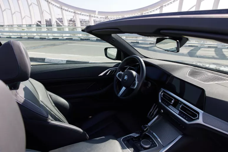 BMW 430i cabrio (Black), 2023 for rent in Dubai
