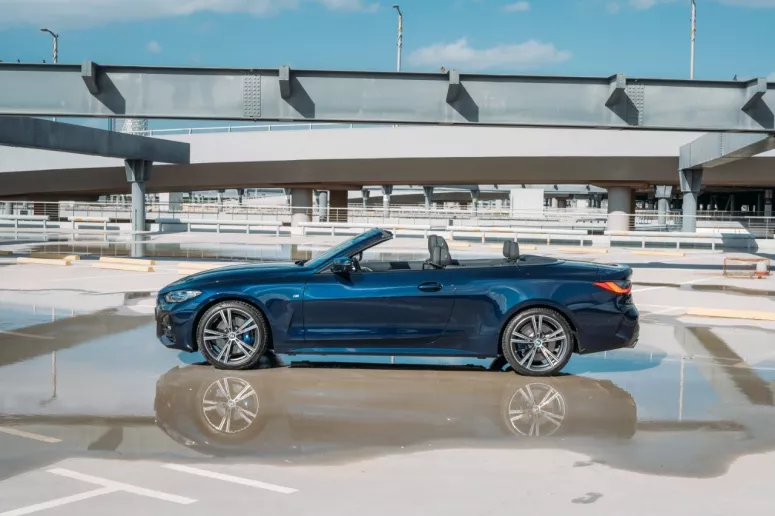 BMW 430i cabri (Темно-синий), 2022 для аренды в Абу-Даби