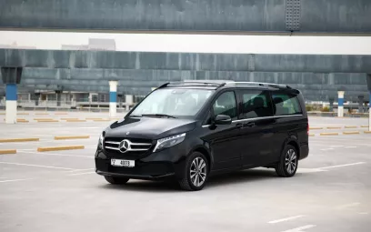 Mercedes V250 (Black), 2023 for rent in Dubai