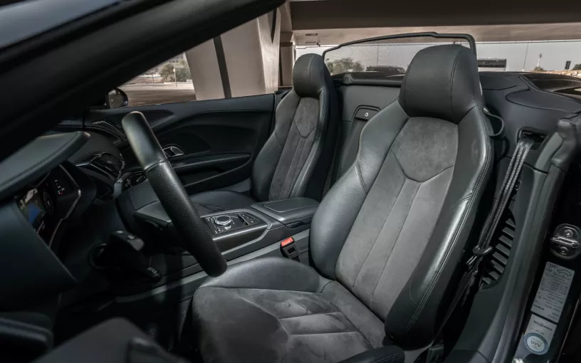 Audi R8 V10 Spyder (Black), 2021 for rent in Dubai
