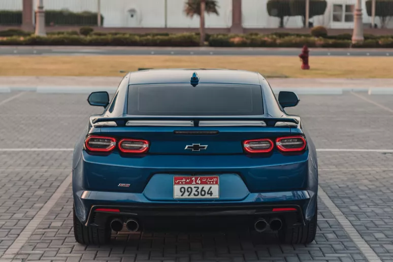 Chevrolet Camaro SS (Blue), 2022 for rent in Abu Dhabi