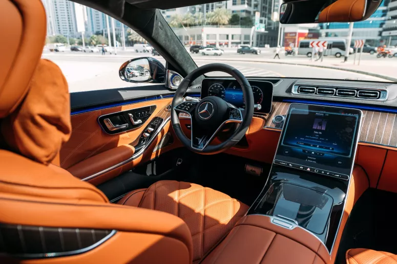 Mercedes Maybach S580 (Black), 2023 for rent in Sharjah