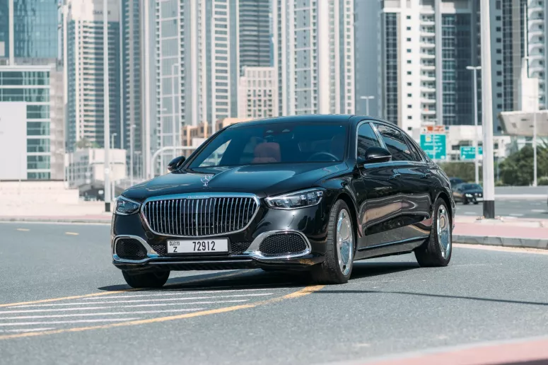 Mercedes Maybach S580 (Black), 2023 for rent in Sharjah