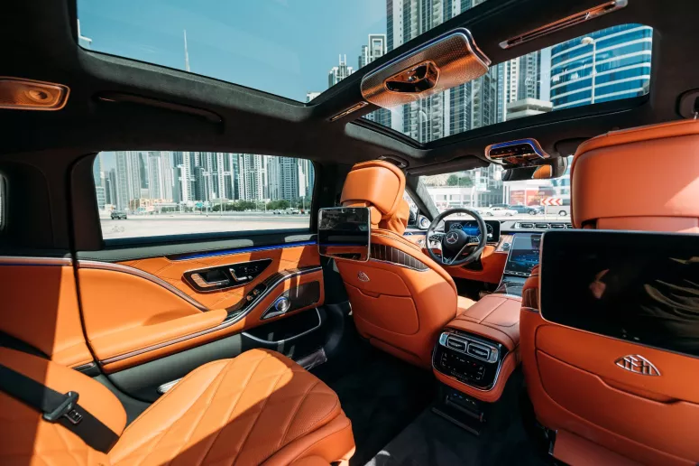 Mercedes Maybach S580 (Black), 2023 for rent in Sharjah