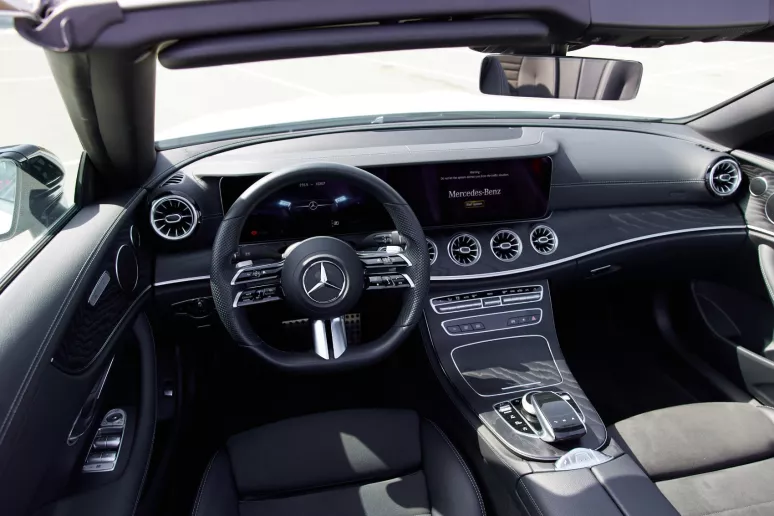 Mercedes E200 Cabrio (White), 2022 for rent in Ras Al Khaimah