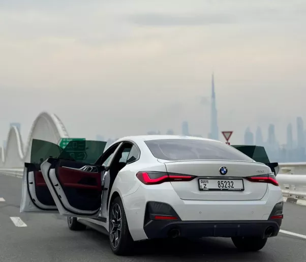 Dubai'de kiralık BMW 420i (Beyaz), 2023