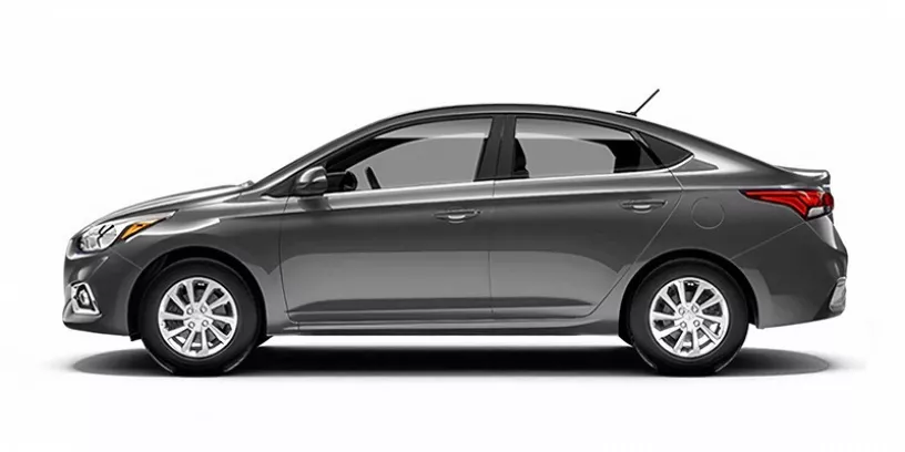 Hyundai Accent (rojo), 2022 para alquiler en Dub&aacute;i