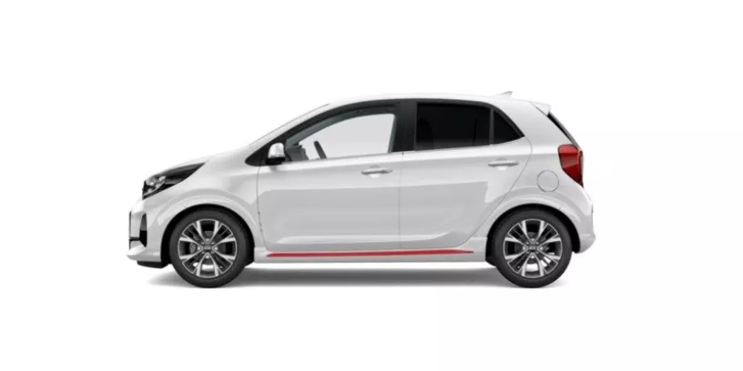 KIA Picanto (rojo), 2022 para alquiler en Dub&aacute;i