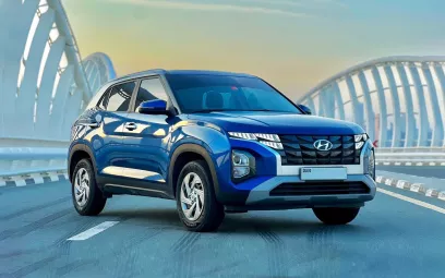 在迪拜 租 现代克里特 (蓝色), 2022