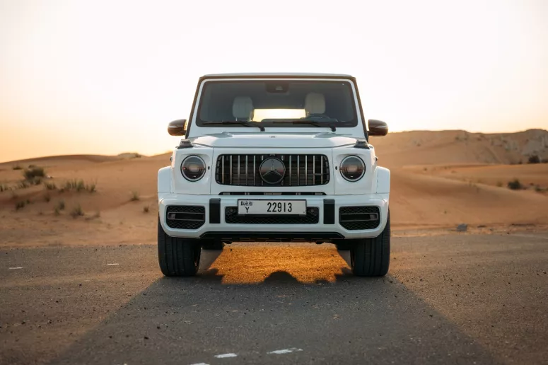 Mercedes G63 AMG (White), 2023 for rent in Dubai