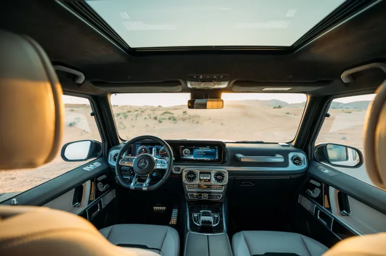Mercedes G63 AMG (White), 2023 for rent in Dubai