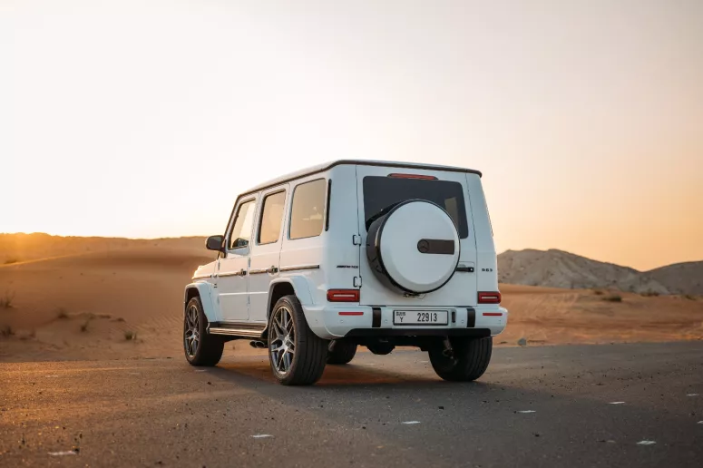 Mercedes G63 AMG (White), 2023 for rent in Dubai