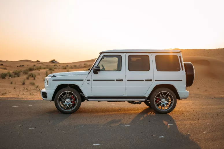 Mercedes G63 AMG (White), 2023 for rent in Dubai