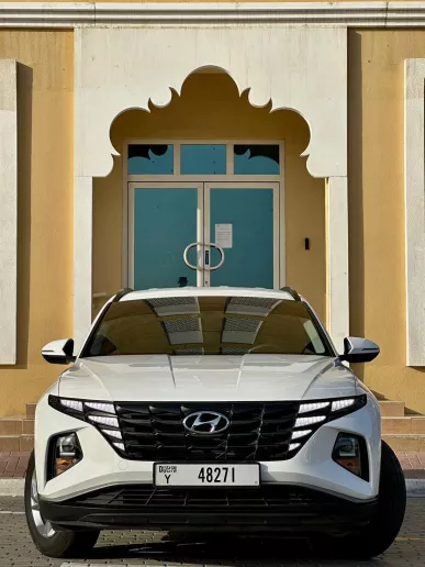 Hyundai Tucson (White), 2023 for rent in Dubai
