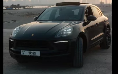 إيجار بورش ماكان Platinum (أسود), 2022 في دبي