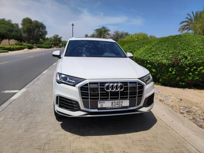 Audi Q7 (White), 2022 for rent in Dubai